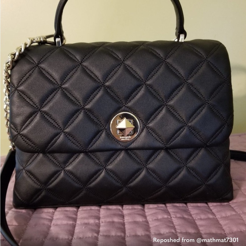 USED — KATE SPADE NATALIA TOP HANDLE SATCHEL